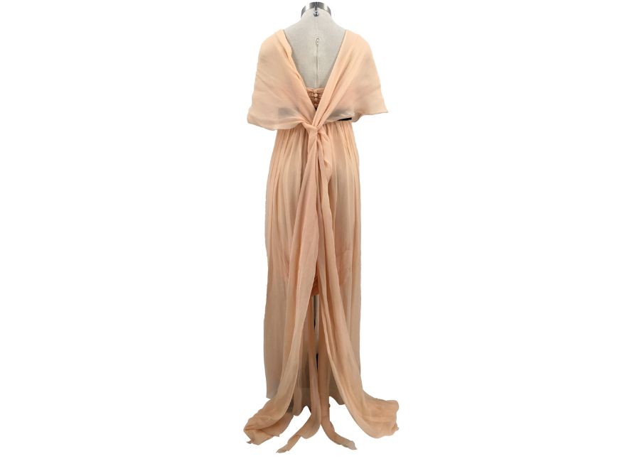 Rare Vintage Chanel Karl Lagerfeld Maxi Dress Gown Circa 1990