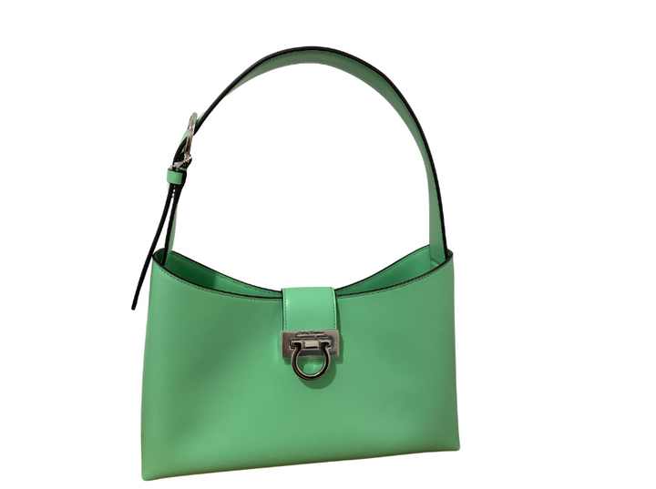 Salvatore Ferragamo Trifolio Shoulder Bag – Six & Sutton Salvatore Ferragamo Trifolio Shoulder Bag – Six & Sutton
