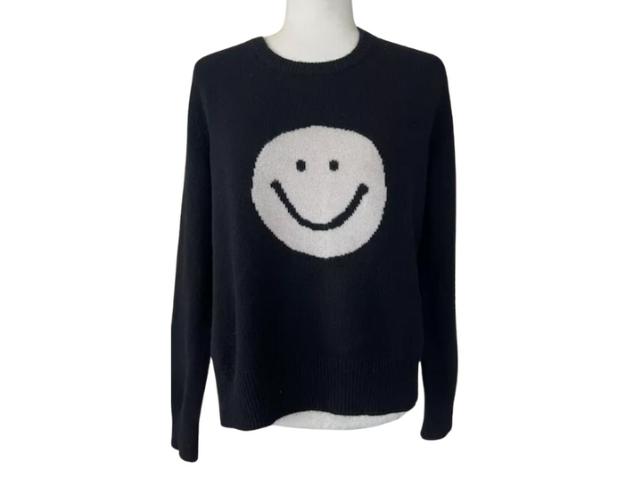 Kerri Rosenthal Cashmere SMILEY Sweater