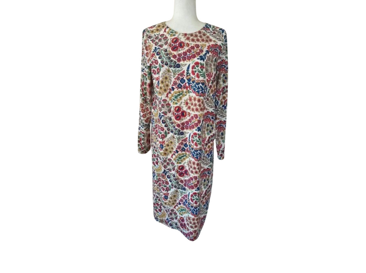 Etro Milano Floral Print Wool Blend Dress