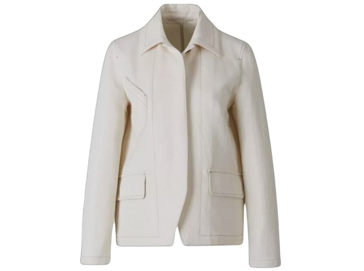 Max Mara Foglia Cotton-Lined Blend Jacket