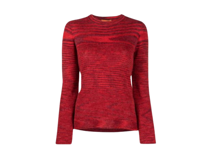 Missoni Intarsia Knit Crew Neck Sweater