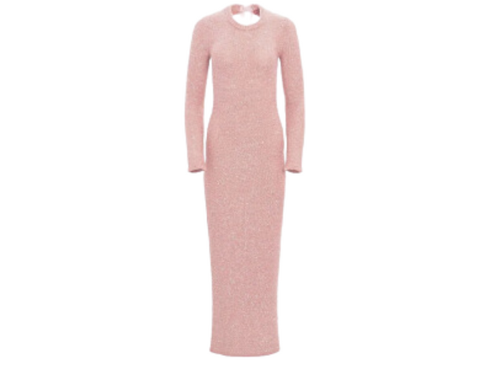 altuzarra sequin dress Altuzarra Noor Draped Sequined Chiffon Midi Dress - Women - Beige Dresses