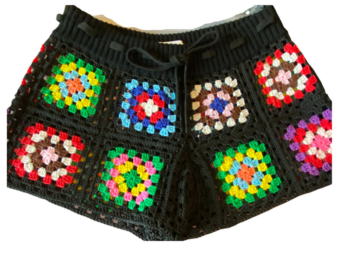 Monse Crochet Knit Shorts