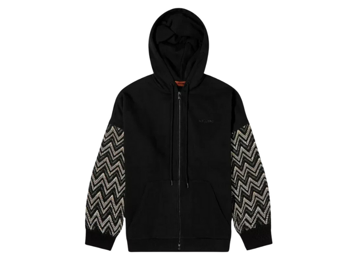 Missoni Zig Zag Zip Off Sleeves Hoodie