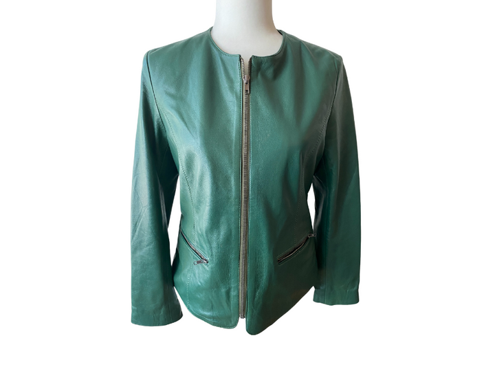 Unbranded Green Leather Jacket