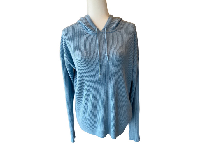 Kujten Ribbed Cashmere Hoodie Sweater