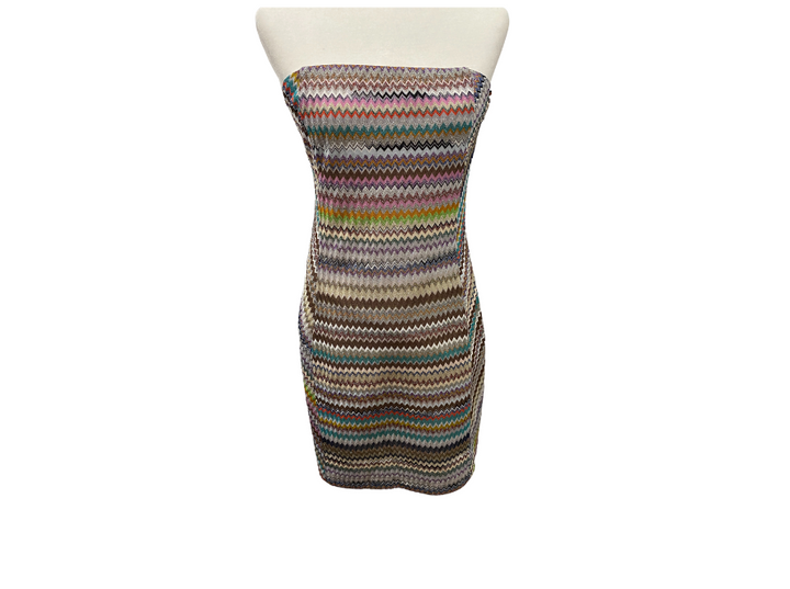 Missoni Strapless Lurex Knit Mini dress