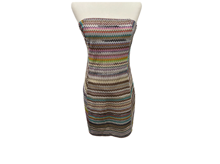 Missoni Sparkly Chevron Sleeveless Dress Size IT/44 US/8 – Six & Sutton Missoni Sparkly Chevron Sleeveless Dress Size IT/44 US/8 – Six & Sutton