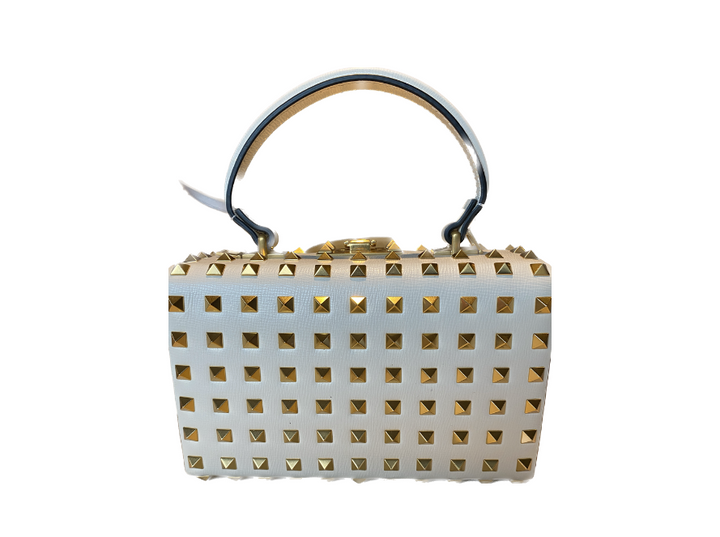 Valentino - Alcove Rockstud Box Top-Handle Bag