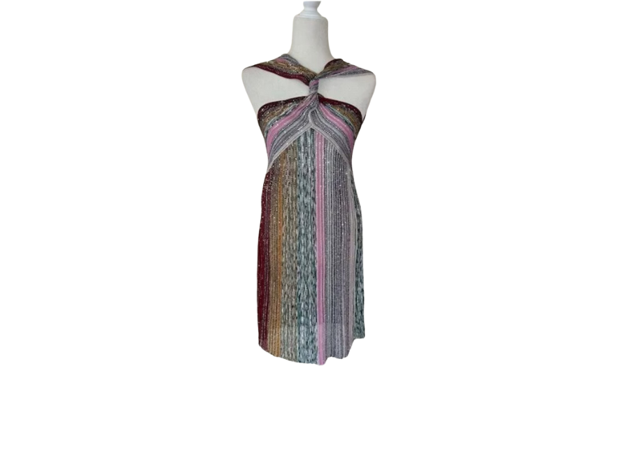 Missoni Sparkly Chevron Sleeveless Dress Size IT/44 US/8 – Six & Sutton