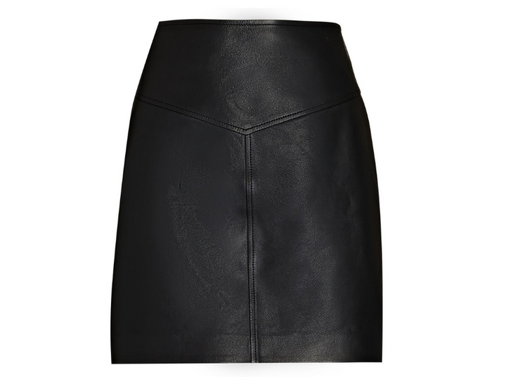 Intermix Blanche Leather Mini Skirt