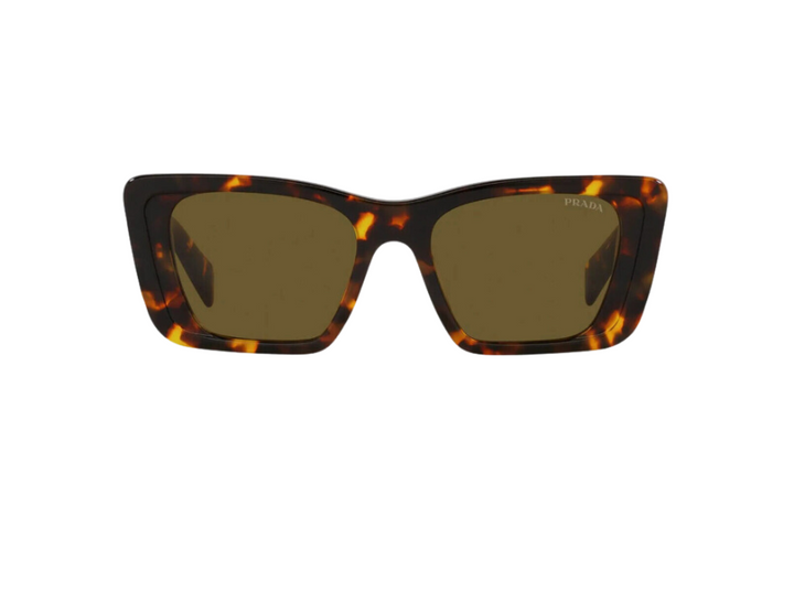 PRADA Marble Acetate "Havana Brown" Butterfly Sunglasses