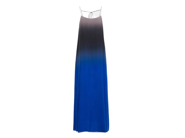 The Row Kula Ombré Voile Maxi Slip Dress