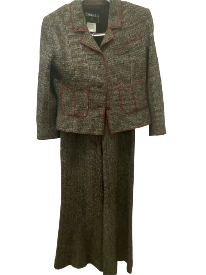 Vintage Chanel Tweed Pant Suit