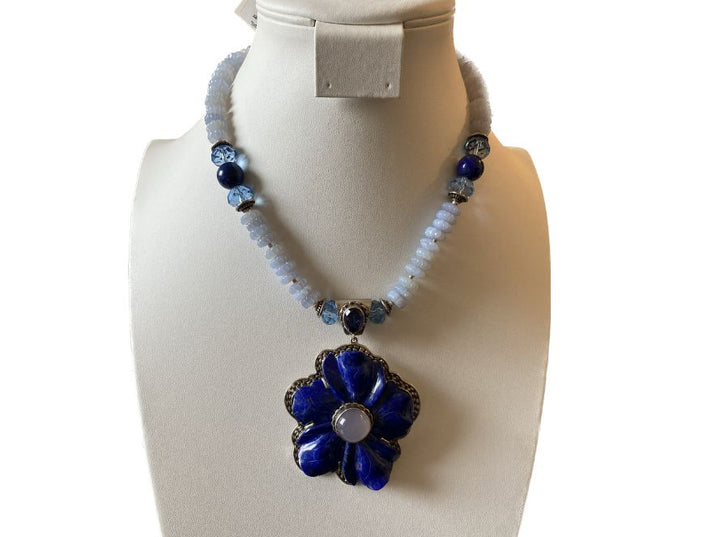 Amy Kahn Russell - Lapis and Sterling Silver Necklace