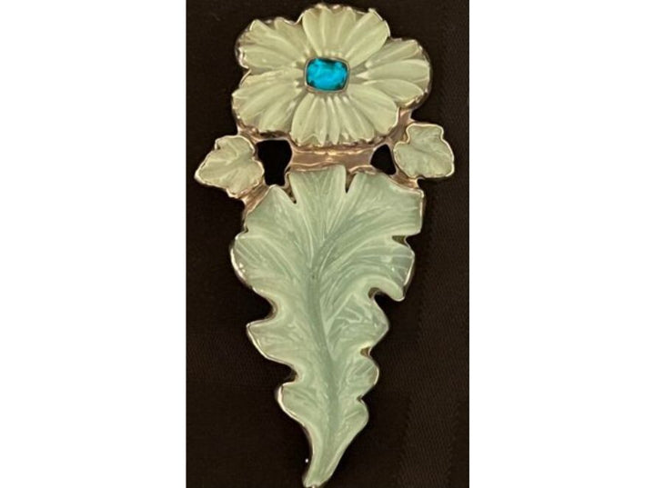 Vintage Amy Kahn Russell - Sterling Flower Pin